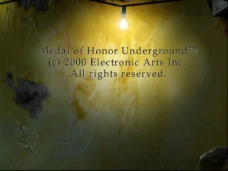 Medal of Honor: Underground – Titelbildschirm