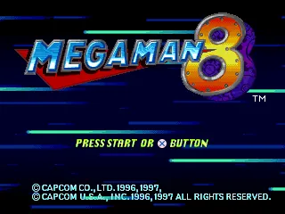 Mega Man 8 – Title screen