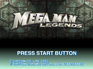 Mega Man Legends – Title screen