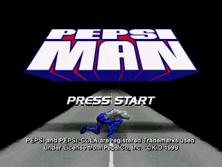 Pepsiman – Titelbildschirm