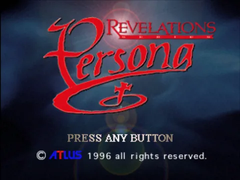 Persona (Revelations: Persona) – Titulní obrazovka