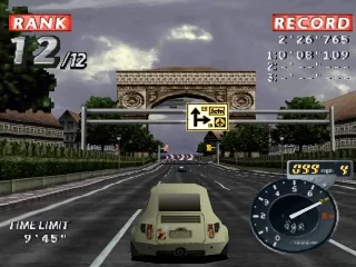 Rage Racer – In-game