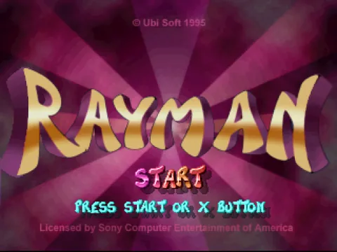 Rayman – Titulní obrazovka
