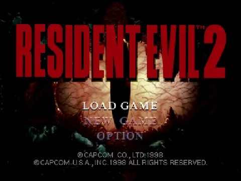 Resident Evil 2 – Écran-titre