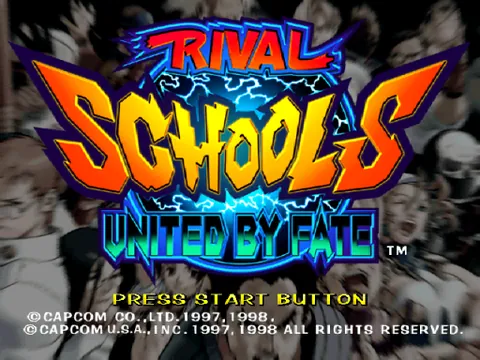 Rival Schools: United by Fate – Titulní obrazovka