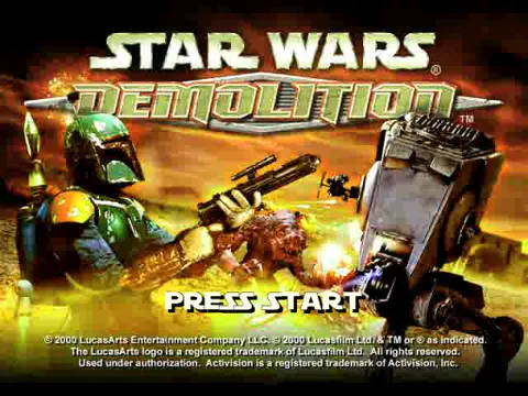 Star Wars: Demolition – Titelbildschirm