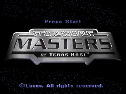 Star Wars: Masters of Teräs Käsi – Title screen