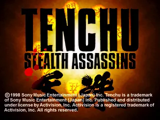 Tenchu: Stealth Assassins – Titulní obrazovka