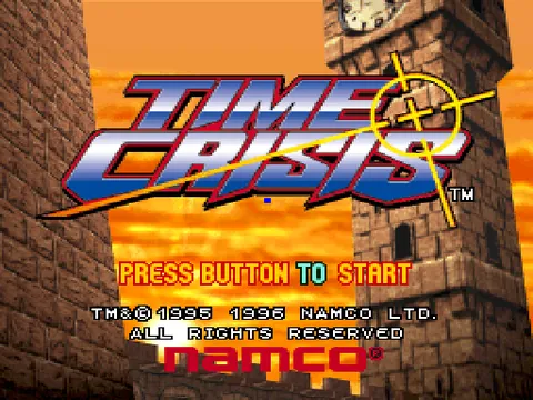 Time Crisis – Title screen