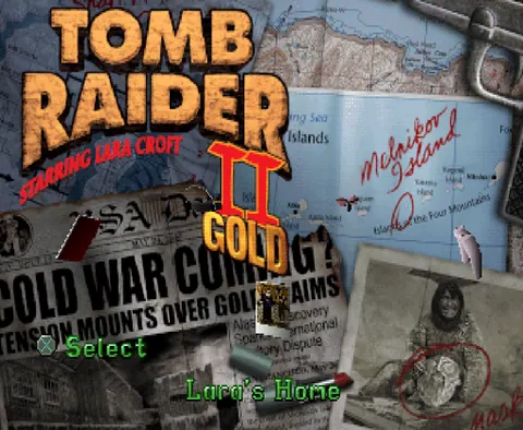 Tomb Raider II – Titulní obrazovka