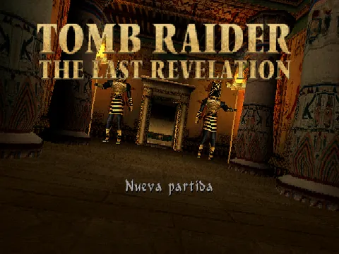 Tomb Raider: The Last Revelation (IV) – Titulní obrazovka