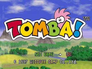 Tomba! – Title screen