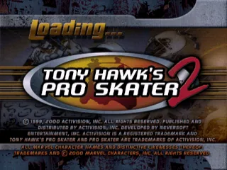 Tony Hawk's Pro Skater 2 – Title screen