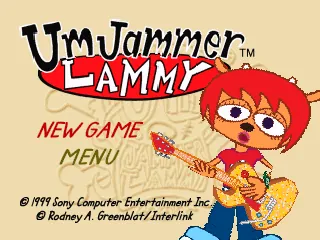 Um Jammer Lammy – Titelbildschirm