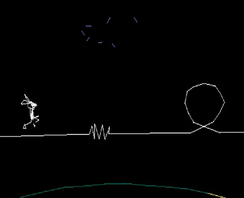 Vib-Ribbon – En jeu