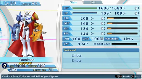 Digimon Story: Cyber Sleuth – In-game