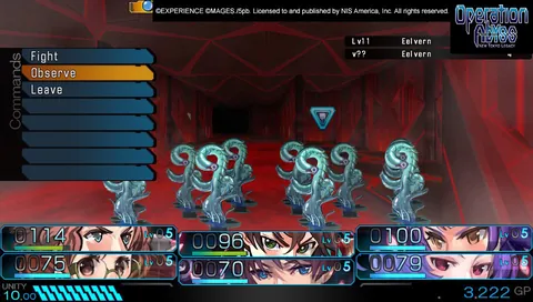 Operation Abyss: New Tokyo Legacy – Aus dem Spiel