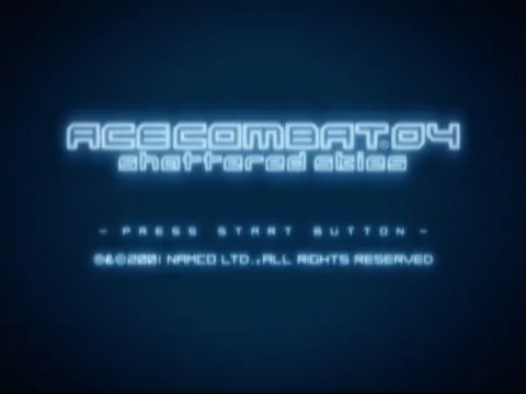 Ace Combat 04: Shattered Skies – Titelbildschirm