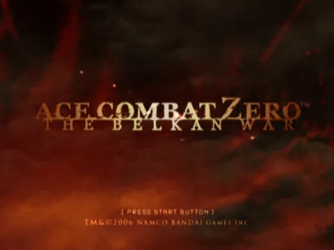 Ace Combat Zero: The Belkan War – Titelbildschirm