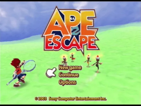 Ape Escape 2 – Title screen