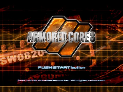 Armored Core 3 – Title screen