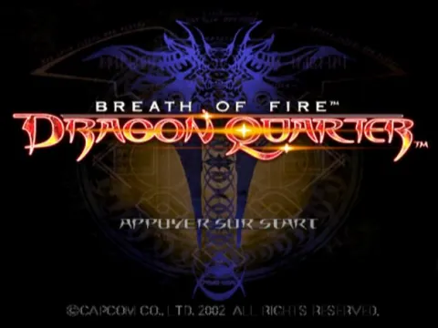 Breath of Fire: Dragon Quarter – Title screen
