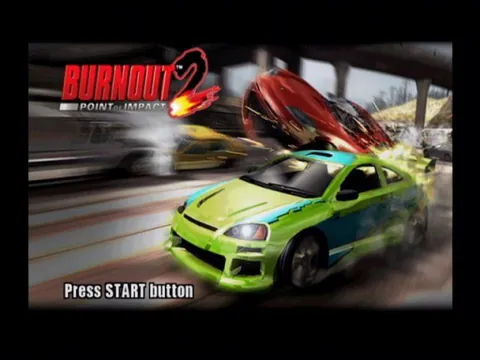 Burnout 2: Point of Impact – Titulní obrazovka