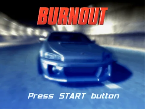 Burnout – Titulní obrazovka