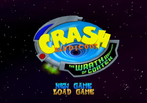 Crash Bandicoot: The Wrath of Cortex – Title screen
