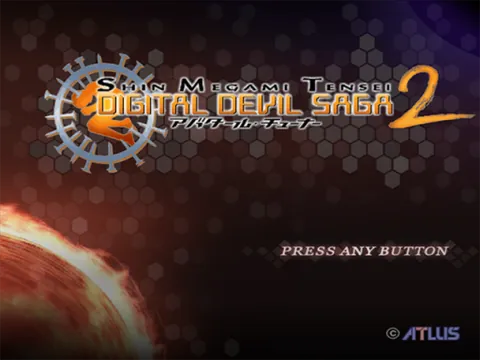 Digital Devil Saga 2 – Titulní obrazovka