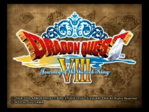 Dragon Quest VIII: Journey of the Cursed King – Écran-titre