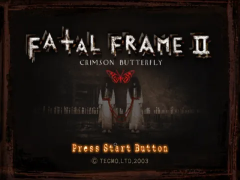 Fatal Frame II: Crimson Butterfly – Titulní obrazovka