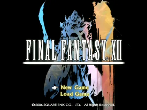 Final Fantasy XII – Titulní obrazovka