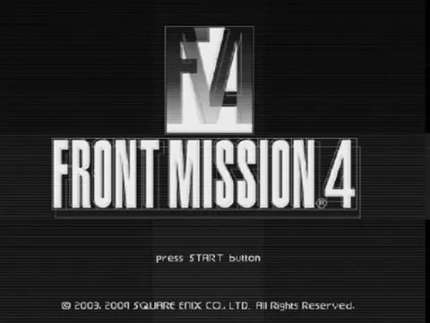 Front Mission 4 – Titulní obrazovka
