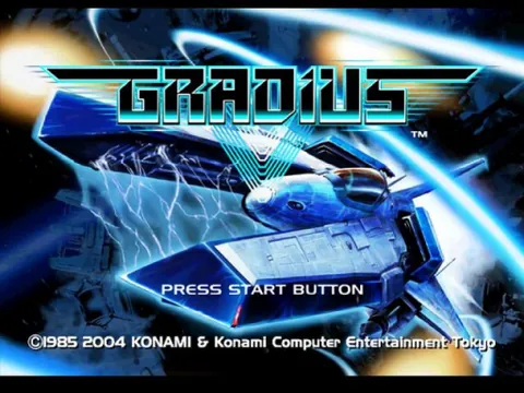 Gradius V – Titelbildschirm