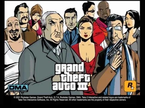 Grand Theft Auto III – Titulní obrazovka