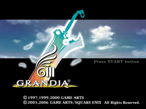 Grandia III – Title screen