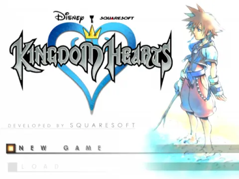 Kingdom Hearts – Titelbildschirm