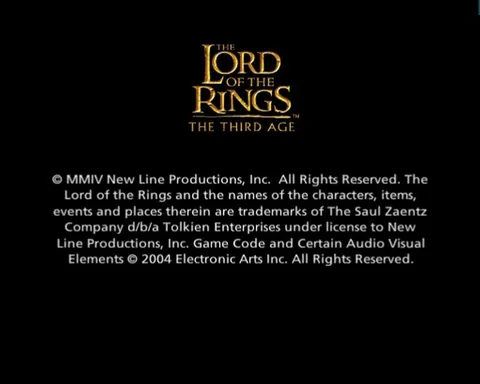 The Lord of the Rings: The Third Age – Ze hry