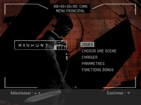 Manhunt – Titulní obrazovka