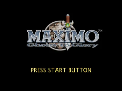 Maximo: Ghosts to Glory – Titulní obrazovka