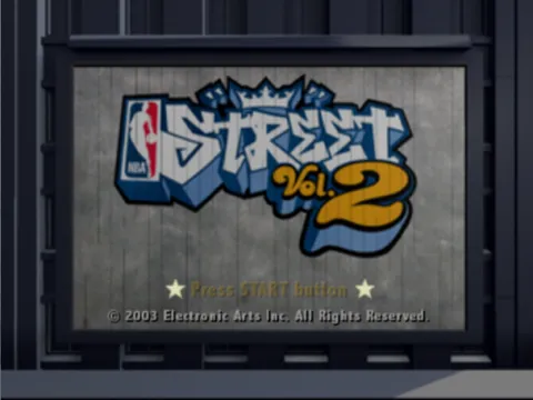 NBA Street Vol. 2 – Titulní obrazovka