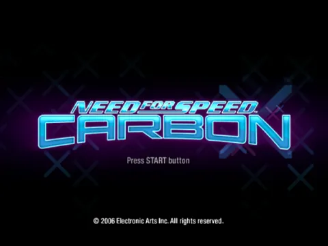 Need for Speed: Carbon – Title screen