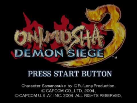 Onimusha 3: Demon Siege – Écran-titre