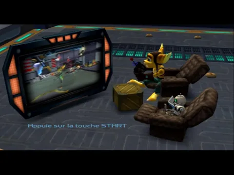 Ratchet & Clank: Going Commando – Titelbildschirm