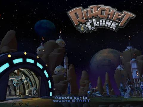 Ratchet & Clank – Title screen