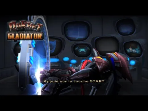 Ratchet: Deadlocked – Titulní obrazovka