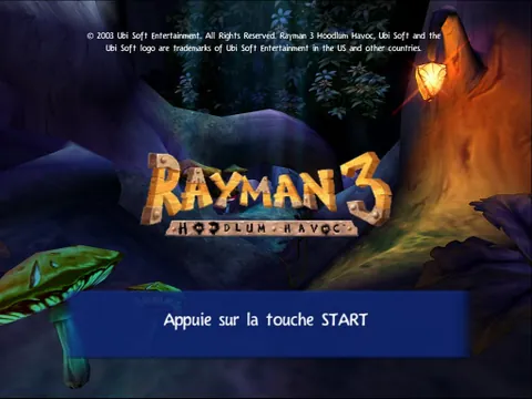 Rayman 3: Hoodlum Havoc – Titulní obrazovka