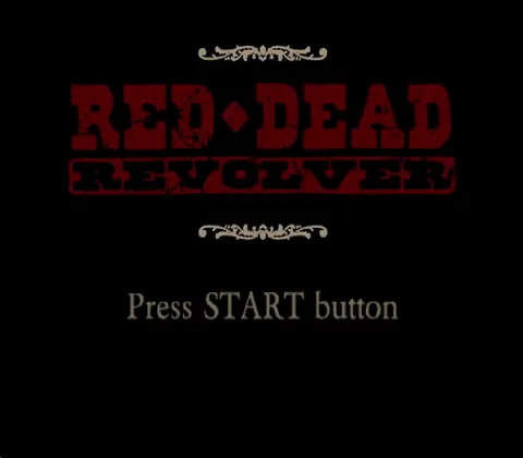 Red Dead Revolver – Titulní obrazovka