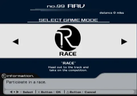 Ridge Racer V – Aus dem Spiel